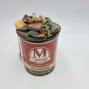 Eco Candle Co Soy Candle for Men The Mandle Old Geezer Paint Can Washer Rock Top